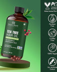 Botanic Hearth 100% Pure Tea Tree Oil For Hair Growth | Infused with Jojoba & Grapeseed Oils | Hair Oil Repairs Dry Damaged Hair, Strengthening, Healthier - Hair Tonic, 2.0 fl oz