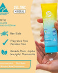 Sun Zapper Pure Zinc Sunscreen SPF 50 Reef Safe Mineral Zinc 100g
