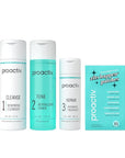 Proactiv 3 Step Acne Treatment w/ Pimple Patches - Benzoyl Peroxide Face Wash, Repairing Acne Spot Treatment for Face and Body, Exfoliating Toner - 90 Day Complete Acne Skin Care Kit + Pimple Patches
