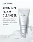 REJURAN® Refining Foam Cleanser, c-PDRN® – Hydrating & Gentle for Smoother, Clearer Skin, Minimizes Pores & Balances with Hyaluronic Acid & Tanin Complex, Korean Skin Care (4.05 fl oz)