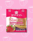 Hyleys Slim Tea Raspberry Flavor - Weight Loss Herbal Supplement Cleanse and Detox - 25 Tea Bags (6 Pack)
