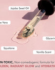 Self Tanning Drops - USA Made with Natural & Organic Ingredients, Medium Face Tanning Drops to Add to Lotion, Moisturizing Bronzing Drops for Face & Body, Toxin Free Face Tanner for Fake Tan