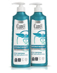 Curel Hydra Therapy In Shower Lotion, Itch Defense Body Moisturizer with Advanced Ceramide Complex, Vitamin E, & Oatmeal Extract, 12 Oz, Pack of 2