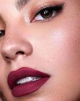 2-in-1 Dark Red Lip Liner & Lipstick Set Kit for Women, Matte Lips Kit with Lip Liner Lip Stains Long Lasting Waterproof 24 Hour Lipstick and Lip Liners Combo Lipliners Pencil Set 06