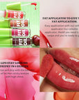 4 Colors Hydrating Lip Oil,Fat Lip Oil Lip Glaze,Shiny Transparent Lip Gloss Plumping,Nourishing & Non-sticky Long Lasting Fresh Clear Smooth Lip Care,Long Lasting Lip Oil(Set B)