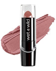 wet n wild Silk Finish Lipstick, Hydrating Rich Buildable Lip Color, Formulated with Vitamins A,E, & Macadamia for Ultimate Hydration, Cruelty-Free & Vegan - Dark Pink Frost