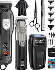 Hair Clippers for Men Professional Cordless Hair Clippers Electric Beard Trimmer and Foil Shaver Set Home Hair Cutting Kit Type-C Rechargeable for Barber Clippers with LED Display