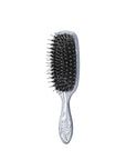 Wet Brush Shine Enhancer Paddle Brush, Marble Silver - Detangler Brush with Ultra Soft Bristles, Infused With Natural Argan Oil, Shiny & Smooth Hair, Wet or Dry, All Hair Types