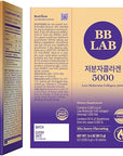 BB LAB Low Molecular Collagen 5000, Powder Type Korean Marine Collagen, Fish Collagen Peptides, Hyaluronic Acid, Elastin, Glutachione, Vitamin C, Fast Absorb, Mix Berry Flavor