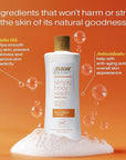 RAW SUGAR Simply Body Wash - Raw Coconut + Mango, Moisturizing & Soothing Bath & Shower Gel, Sulfate-Free, Paraben-Free & Vegan (Pack of 3)