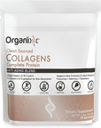 Organixx Collagen Peptides Powder with Vitamin C, Types I, II, III, V, X Hydrolyzed Collagen, Hair, Nail, Skin, Bone & Joint Health, Aging Support, Clean Sourced, Gluten Free, Unflavored, 15 Servings