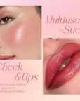 Mineral Color Balm, SPF 35 Multi Color Stick for Lips, Cheeks& Eyes, Blendable Creamy Lightweight Formula, Buildable Shimmer Finish, Multiuse Makeup Stick, Blush