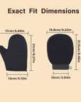 Self Tanner Mitt Applicator Set 2 Pack, Self Tanning Mitt For Self Tanner Body, Streak Free Sunless Tan Gloves, Exfoliating Gloves For Self Tanner,Tanning Mit Kit,Tan Mit Applicator