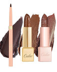 Oulac Lipstick & Lipliner Set 3PCS High Impact Lipcolor with Moisturizing Formula, Vegan Beauty, Full-Coverage Lip Color, Gift Lipstick for Women, 03+08+D06