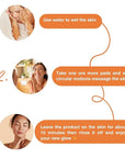 Turmeric kojic acid cleansing pads,