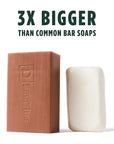 Duke Cannon Supply Co. Big Brick of Soap Bar for Men Big American Bourbon (Charred Oak Barrel Scent) - Extra Large, All Skin Types, 10 oz. (3 Pack)
