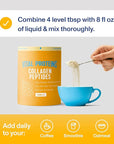 Vital Proteins Collagen Peptides Powder - Grass Fed Collagen Peptides for Hair, Nail, Skin, Bone & Joint Health, Vanilla, 23.2 Ounces