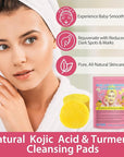 Turmeric cleansing pads,80pcs turmeric cleansing
