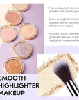 Baked Highlighter Powder Palette, Makeup Highlighter Powder Palette Sun Glow