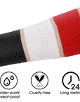 BADCOLOR 3PCS Face Paint Kit Sticks, Black White Red Eye Black Sticks Face Body Paint Makeup for Clown Sports Professional Halloween SFX Makeup Cosplay Joker Zombie Vampire Costume Parties