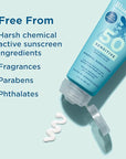 Blue Lizard SENSITIVE Mineral Sunscreen with Zinc Oxide, SPF 50+, Water Resistant, UVA/UVB Protection with Smart Cap Technology - Fragrance Free, 3 oz. Tube