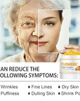 Turmeric Face Cream for Face - Natural Turmeric Moisturizer Cream for Soothing & Hydrating - Vitamin C Turmeric Anti Aging Face Cream Smoothes Fine Lines, Daily Moisturizer for Face and Body 50g