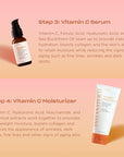 InstaNatural Vitamin C Four Step Skin Care Set, Skincare Routine, Brightens, Hydrates, Prevents Signs of Aging, Face Wash, Toner, Serum and Moisturizer, with Botanical Extracts