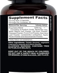 Clinical Daily Regular Cleanse Plus Natural Probiotic - Colon Cleanse & Gut Detox Supplement - Assists with Energy and Constipation Relief - Herbal Dietary Fiber Psyllium Husk Capsules - 180 Count