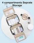 Bagsmart hanging travel toiletry organizer