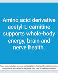 Life Extension Acetyl-L-Carnitine Arginate, Advanced Brain & Nerve Health, Cellular Energy Support, Gluten-Free, Non-GMO, 90 Capsules
