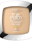 L'Oreal Paris True Match Super Blendable Oil Free Powder Foundation, W3 Light Medium, 0.33 oz, Packaging May Vary