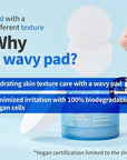 WELLAGE Real Hyaluronic Blue Toner Pad – Korean Toner Pads for Calming & Moisturizing with Hyaluronic Acid - Exfoliating Pads for Skin Smooth, K-Beauty Skincare, 70 Sheets
