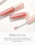 Josie Maran 3-Piece Color Makeup Kit - Argan Oil-Based Makeup Balm for Lips, Cheeks and Eyes, Hyaluronic Acid Lip Plumper & Argan Black Mascara (3 Piece Set)