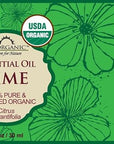 US Organic Lime Essential Oil - Certified Organic, Steam Distilled - W/Euro droppers (More Size Variations Available) (30 ml / 1 fl oz)