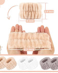 Women's microfiber wrist spa bands