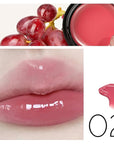 1 PC Macaron Canned Lip Essence High Glossy Lip Jelly, Mirror Effect Lip Glaze Mirror Effect Lip Balm, Moisturizing & Plump Lip Gloss (L02, 6g)