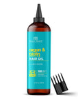 Botanic Hearth Argan & Biotin Hair Oil (6.7 Fl Oz) | Tames Frizz & Adds Shine | After Wash Lightweight Hair Oil | Repairs Dry, Damaged Hair | For All Hair Types | No Parabens