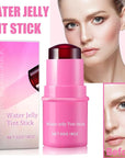 Milk Cooling Water Jelly Tint, Jelly Blush Stick Makeup Jelly Tint, Milk Jelly Blush, Cruelty Free, Blush Stick for Cheeks and Lips