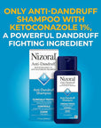 Nizoral Anti-Dandruff Shampoo with 1% Ketoconazole, Fresh Scent, 7 Fl Oz