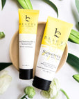 Mineral Sunscreen Set - Face Sunscreen SPF 20 & Body Sunscreen Lotion SPF 25, Zinc Oxide Sunscreen, Reef Friendly Sunscreen, Travel Sunscreen & Facial Sunscreen, Great Baby Sunscreen & Kids Sunscreen