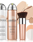 Magic Minerals Airbrush Foundation Spray and Primer for Face Before Makeup,Waterproof Foundation for Older Women,Teenagers,Middle-aged,Anti-aging Formula for Smooth Radiant Skin (03 Nude)