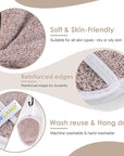 SINLAND Reusable Makeup Remover Pads For Face,Eye,Lips Microfiber Gentle Facial Cleansing Cloths for All Skin Types Friendly for Makeup Remover With Laundry Bag 5.1inchx3.93inch Pack of 12