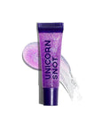 UNICORN SNOT Holographic Glitter Lip Gloss | Sparkly & Shimmer Lips for Christmas Glitter Makeup | Stocking Stuffers for Holiday Gift | Vegan & Cruelty Free 0.37 fl oz (Orchid/Holographic Purple)