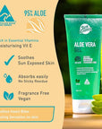 Sun Zapper Aloe Vera Gel - After Sun - Hydrates Skin After Sun Exposure After-Sun Care 200ml