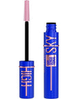 Maybelline Lash Sensational Sky High Washable Mascara, Volumizing, Lengthening, Defining, Curling, Multiplying, Buildable Mascara Make Up Formula, Blue Mist, 1 Count