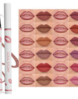 COOL STORY Matte Lip Liner Pencil - Waterproof, Non-Fading, Long-Lasting Plump Effect for Fuller Lips Makeup, Soft & Smooth Texture Easy Glide Lipstick 07#
