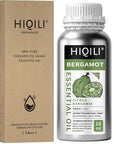 HIQILI Bergamot Essential Oil for Diffuser, Skin, Hair, DIY, 100% Pure & Natural - 16 Fl Oz (500 mL)