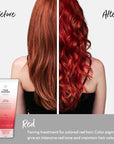FOUR REASONS Color Mask - Red - (27 Colors) Toning Treatment, Color Depositing Conditioner, Tone & Enhance Color-Treated Hair - Semi Permanent Hair Dye, Vegan and Cruelty-Free, 6.76 fl oz