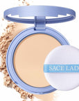 SACE LADY Face Pressed Powder Sets Makeup, Controls Cruelty-free, (#01) 0.35oz