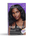 SoftSheen-Carson Dark and Lovely Fade Resist Rich Conditioning Hair Color, Permanent Hair Color, Up To 100 percent Gray Coverage, Brilliant Shine with Argan Oil and Vitamin E, Jet Black